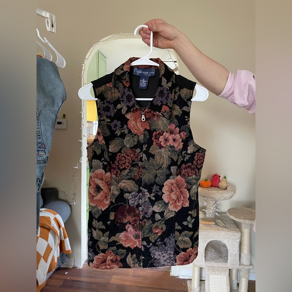 Vintage Floral vest